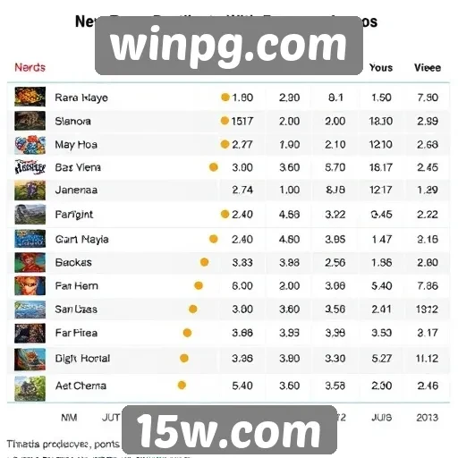 Tendências de popularidade entre os jogos do winpg.com