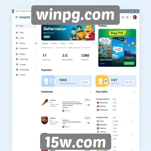 Análise da interface do usuário no winpg.com